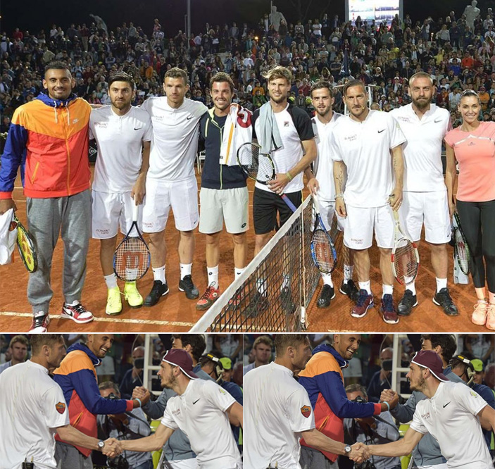Evento Tennis with Stars promosso con Roma Cares