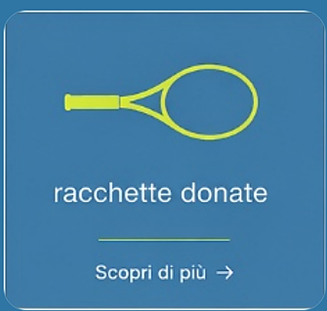 Racchette donate