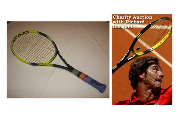 Racchetta donata da Richard Gasquet