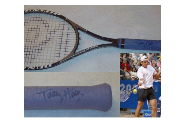 Racchetta donata da Tommy Haas