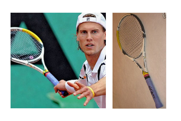 Racchetta donata da Andreas Seppi