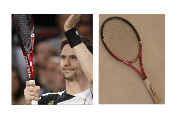 Racchetta donata da Robin Soderling