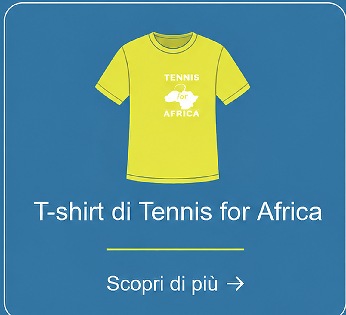 T-shirt di Tennis for Africa